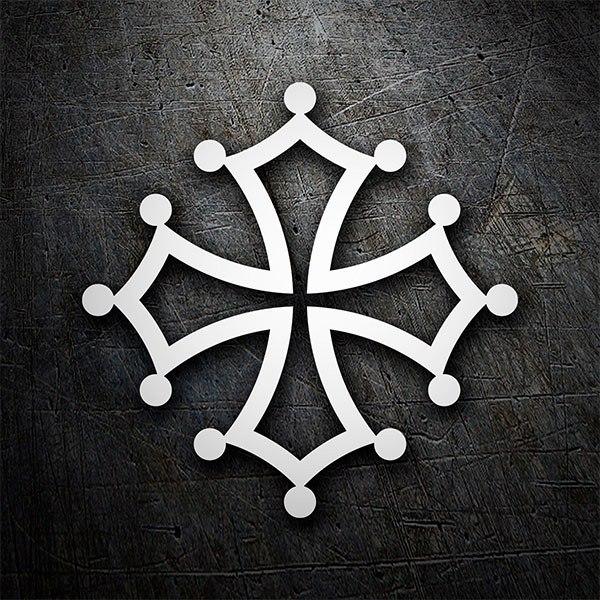 Sticker <b>Occitan</b> Cross | MuralDecal.com